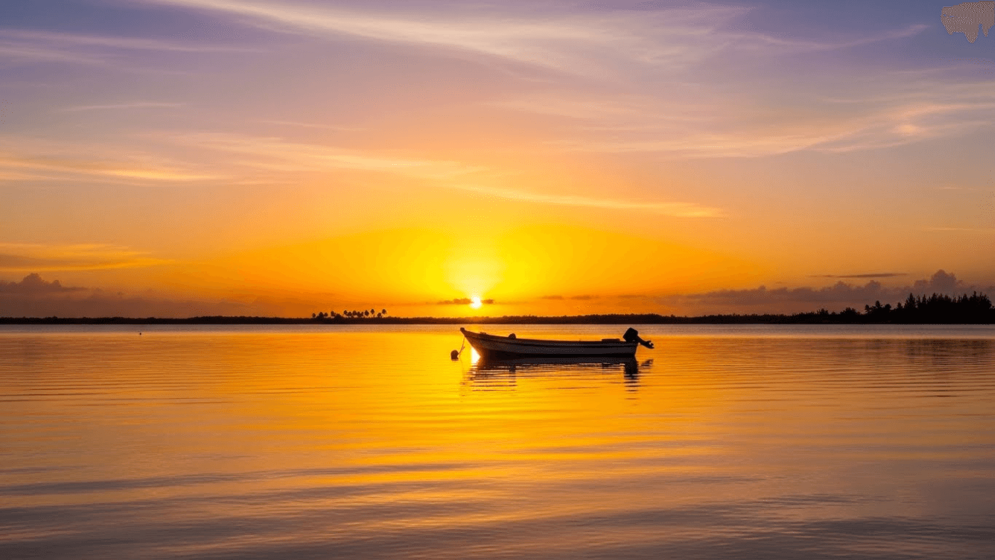 Sunset lagoon cruise