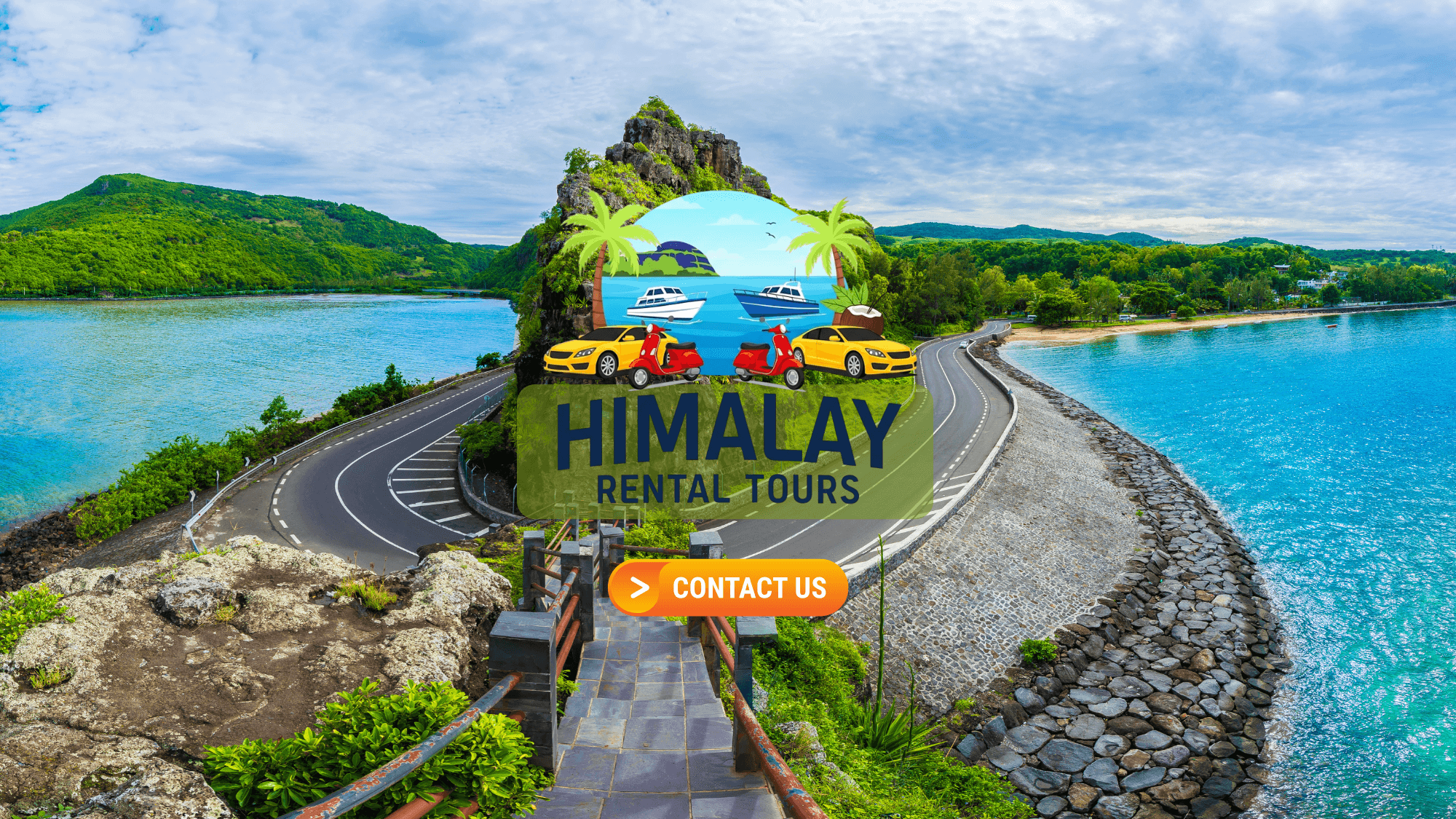 Mauritius excursions and island tours with Himalay Rental Tours